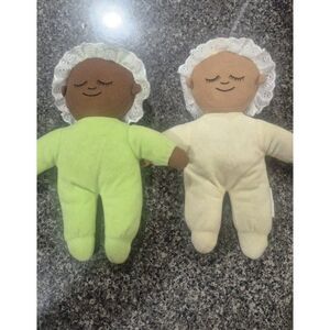 Set Of 2 Kaplan Early Learning Cuddle Dolls Plush Toys